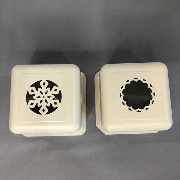 Lot of two Martha‎ Stewart Punches Skyland Snowflake and Rose Window - Picture 1 of 5